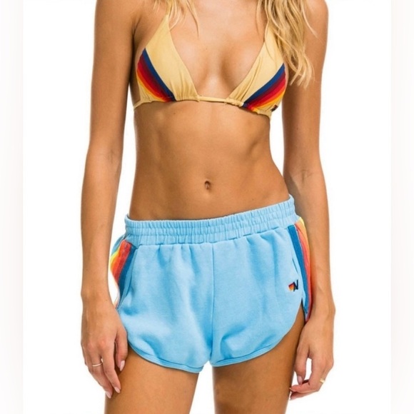 Aviator Nation 5 Stripe Jogger Shorts - Picture 10 of 15